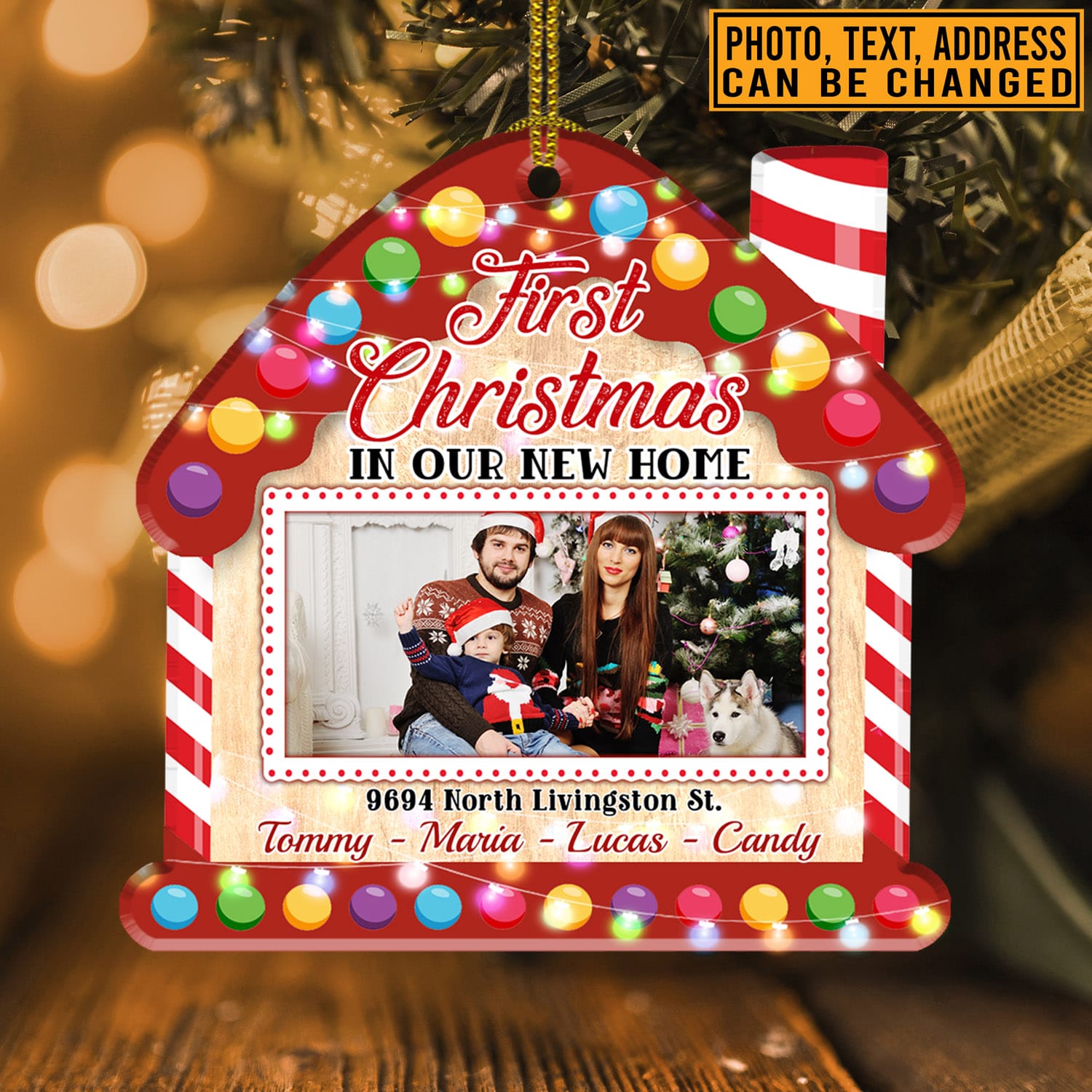 6VT. First Christmas In Our New Home Shape mk1