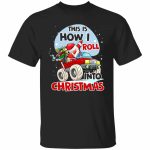 4Th. Roll Into Christmas (6), Black, Unisex T-Shirt