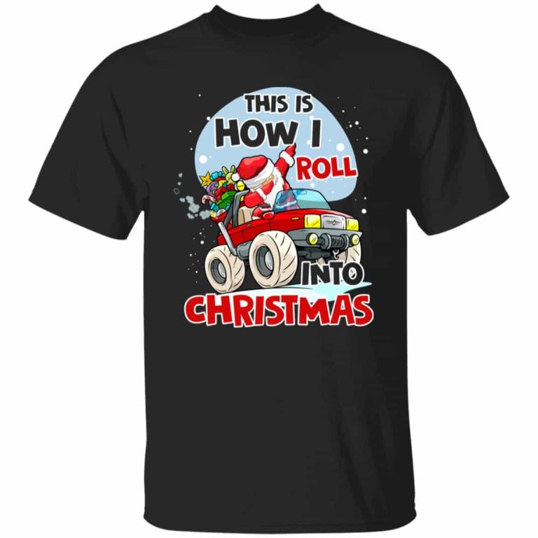 4Th. Roll Into Christmas (6), Black, Unisex T-Shirt