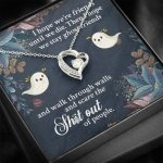 I Hope We're Friends Until We Die Then I Hope We Stay Ghost Friends Forever Love Heart Pendant Necklace