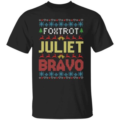 41 HG UU TIEN. Foxtrot Juliet Bravo Ugly, Black, Unisex T-Shirt