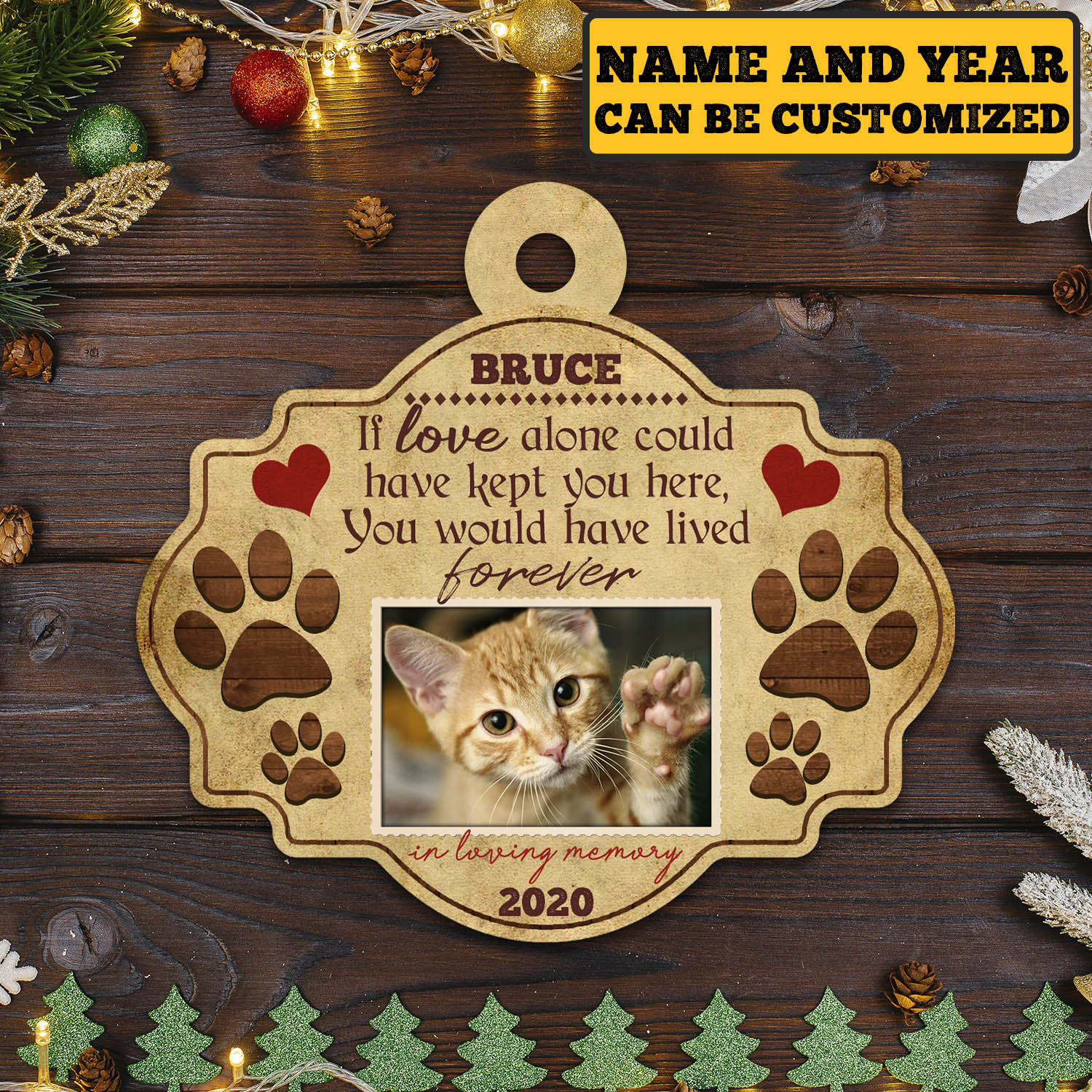 5VT. If Love Alone Pet Memorial Custom mk3