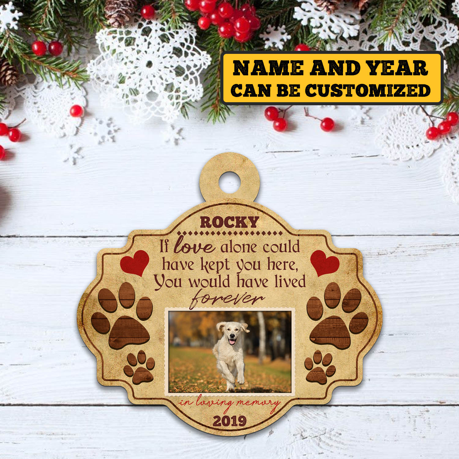 5VT. If Love Alone Pet Memorial Custom mk1