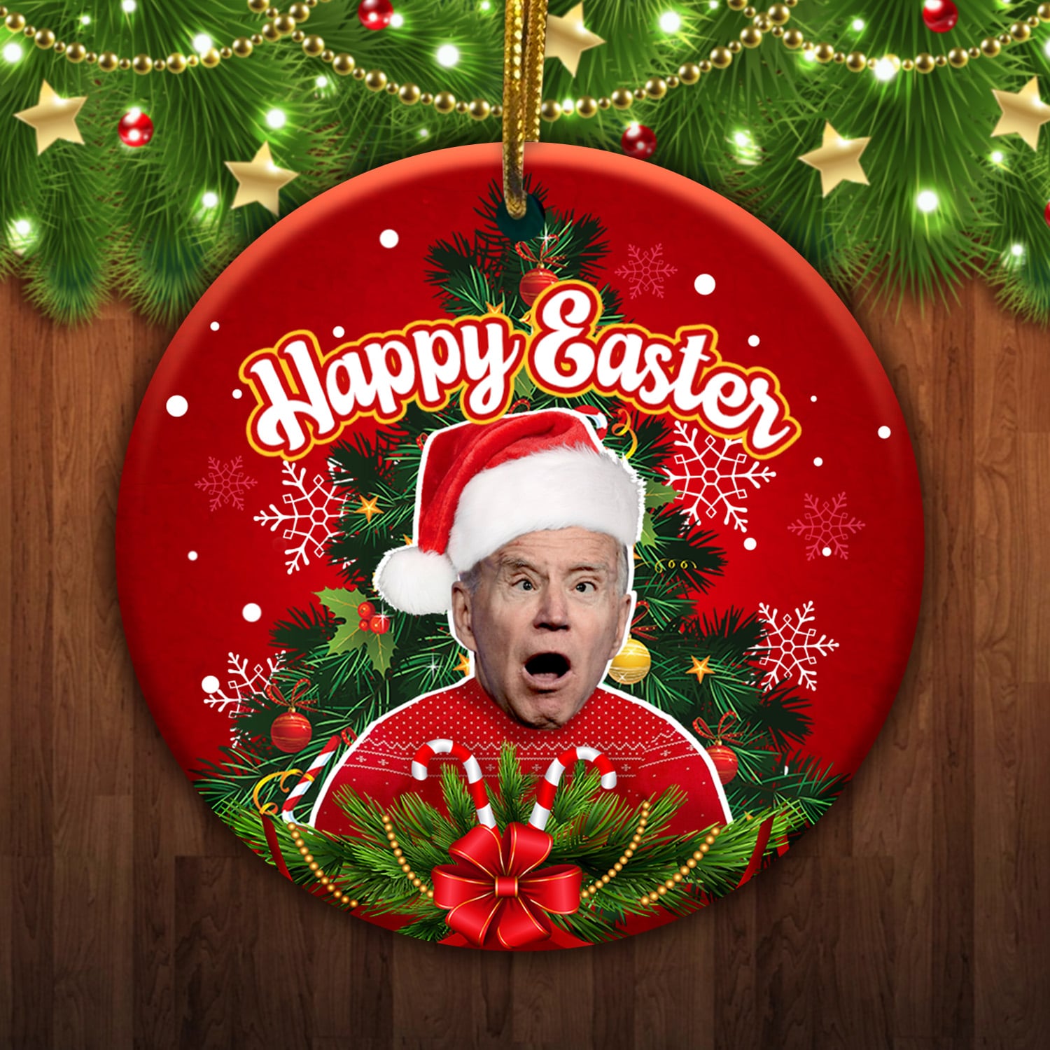 1VT. Biden Happy Easter ornament mk2
