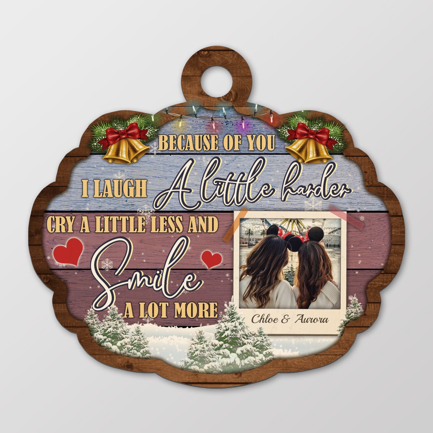 7VT. Because Of You ornament mk1 Mockup Simple