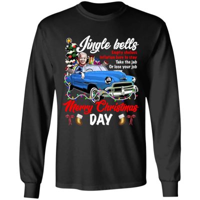 12TM UU TIEN. Jingle Bells Empty Shelves (8), Black, Long Sleeve