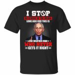 6VT. Dr Fauci I Stop Believing, Black, Unisex T-Shirt