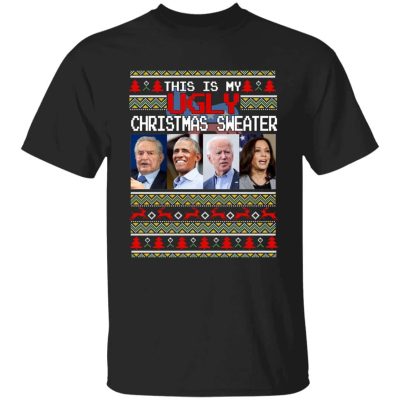 3VT. Obama Biden This Is My Ugly, Black, Unisex T-Shirt