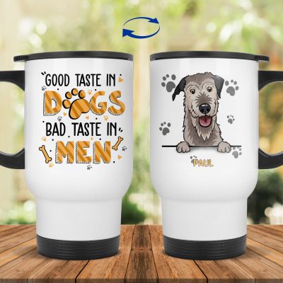 14 oz. White Travel Mug
