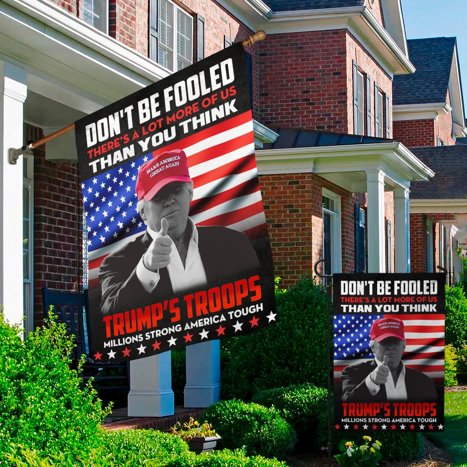 5Th. Trump's Troops Garden & House Mockup 2