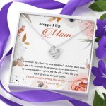 Stepped Up Mom One Who Made The Choice To Love Another's Child As Their Own Love Knot Necklace