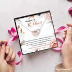 Stepped Up Mom One Who Made The Choice To Love Another's Child As Their Own Interlocking Hearts Pendant Necklace