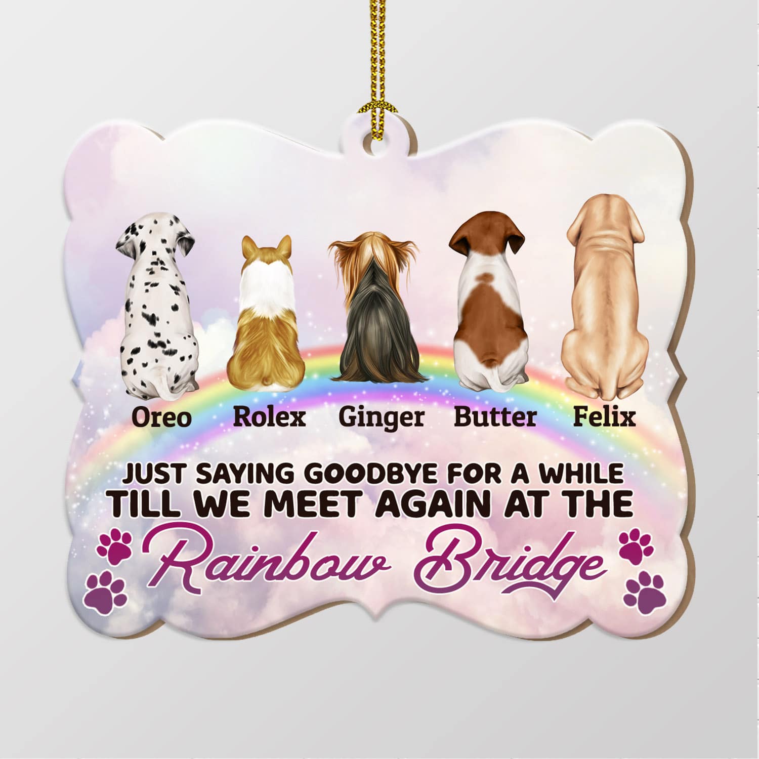 31 HG. Custom Dog Memorial Mockup Simple