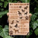 3. A Dog's Rules (Canvas 2) Canvas Portrait Mockup 1