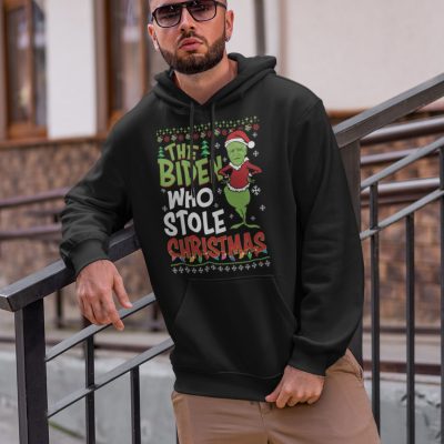 Alternative view of Funny The Biden Who Stole Christmas Ugly Christmas T-Shirt - Hoodie - Sweatshirt - Long Sleeve Shirt