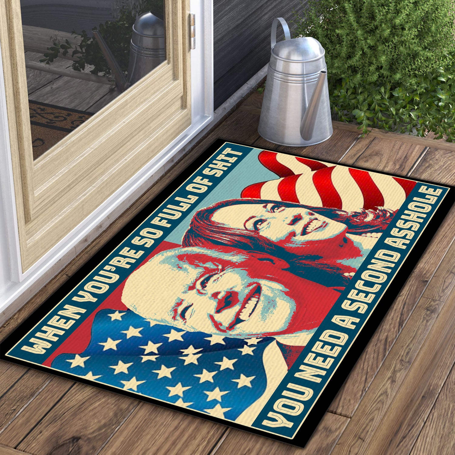 1O. uu tien Full Of Shit (Doormat) (3) Doormat Mockup 3