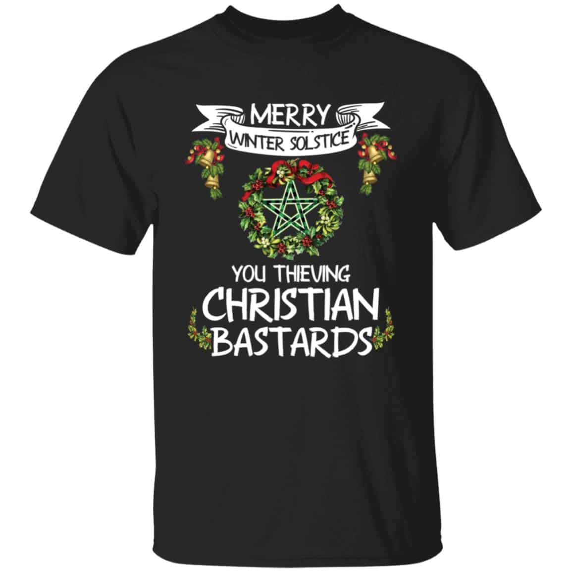 39 HG UU TIEN. Merry Winter Solstice, Black, Unisex T-Shirt