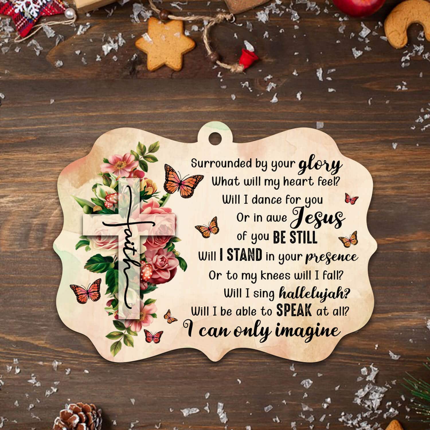 Die Cut Ornament Mockup 4