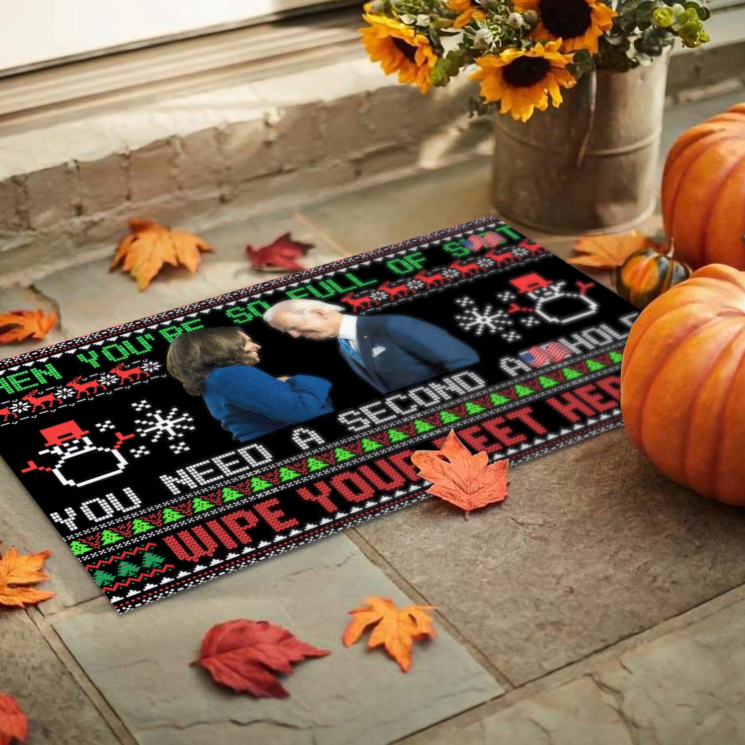 7Th. So Full Of Shit Doormat mockup 9