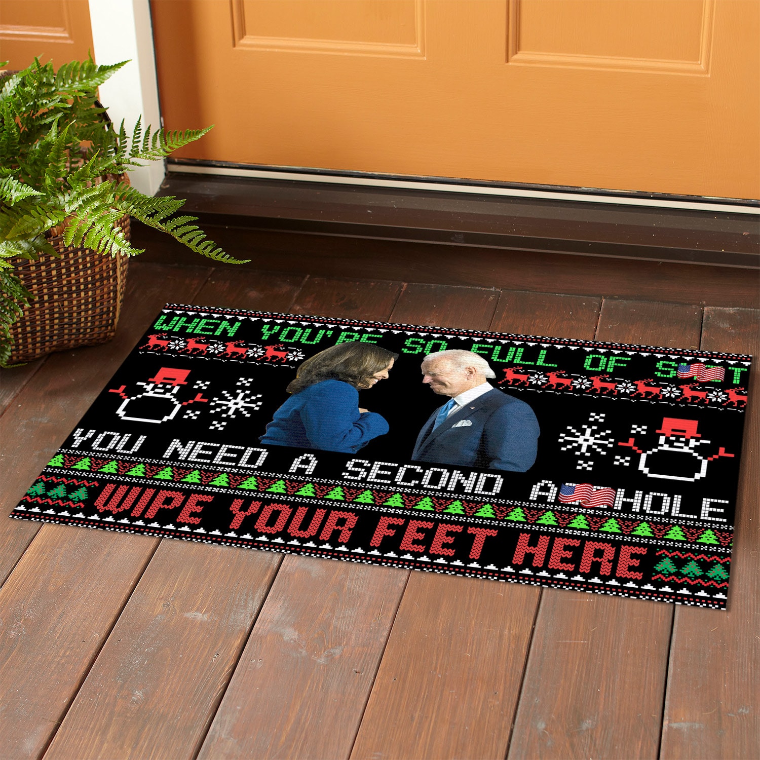 7Th. So Full Of Shit Doormat mockup 1