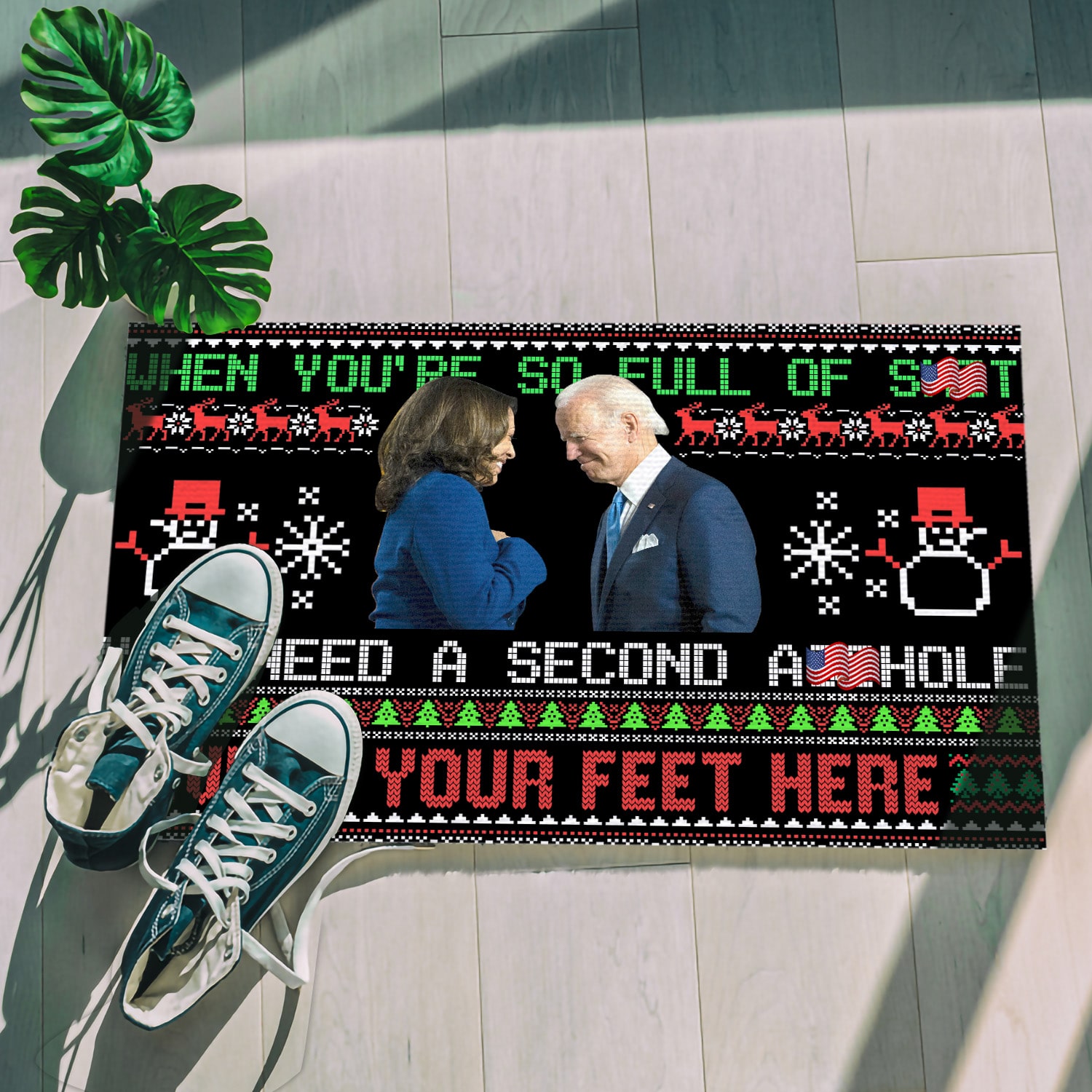 7Th. So Full Of Shit Doormat mockup 5