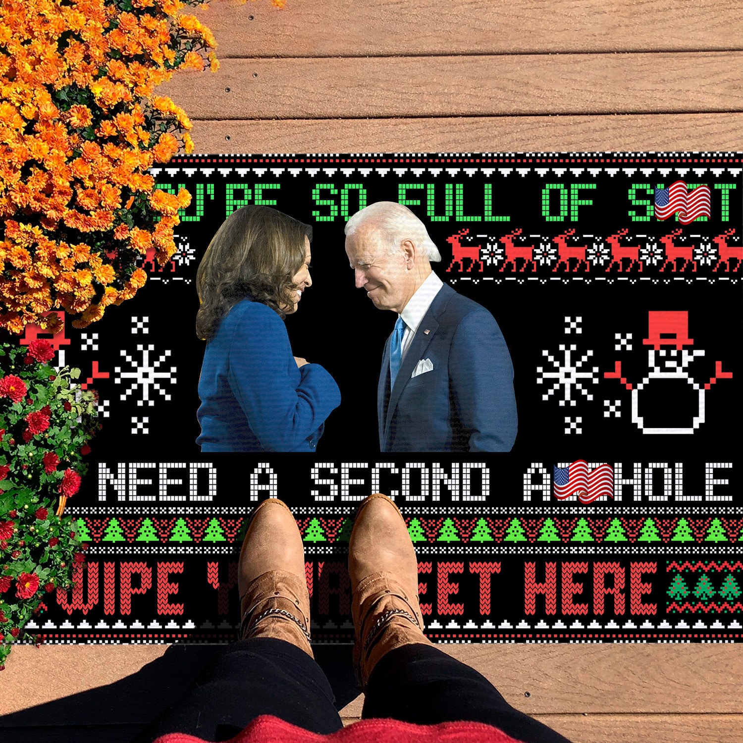 7Th. So Full Of Shit Doormat mockup 7