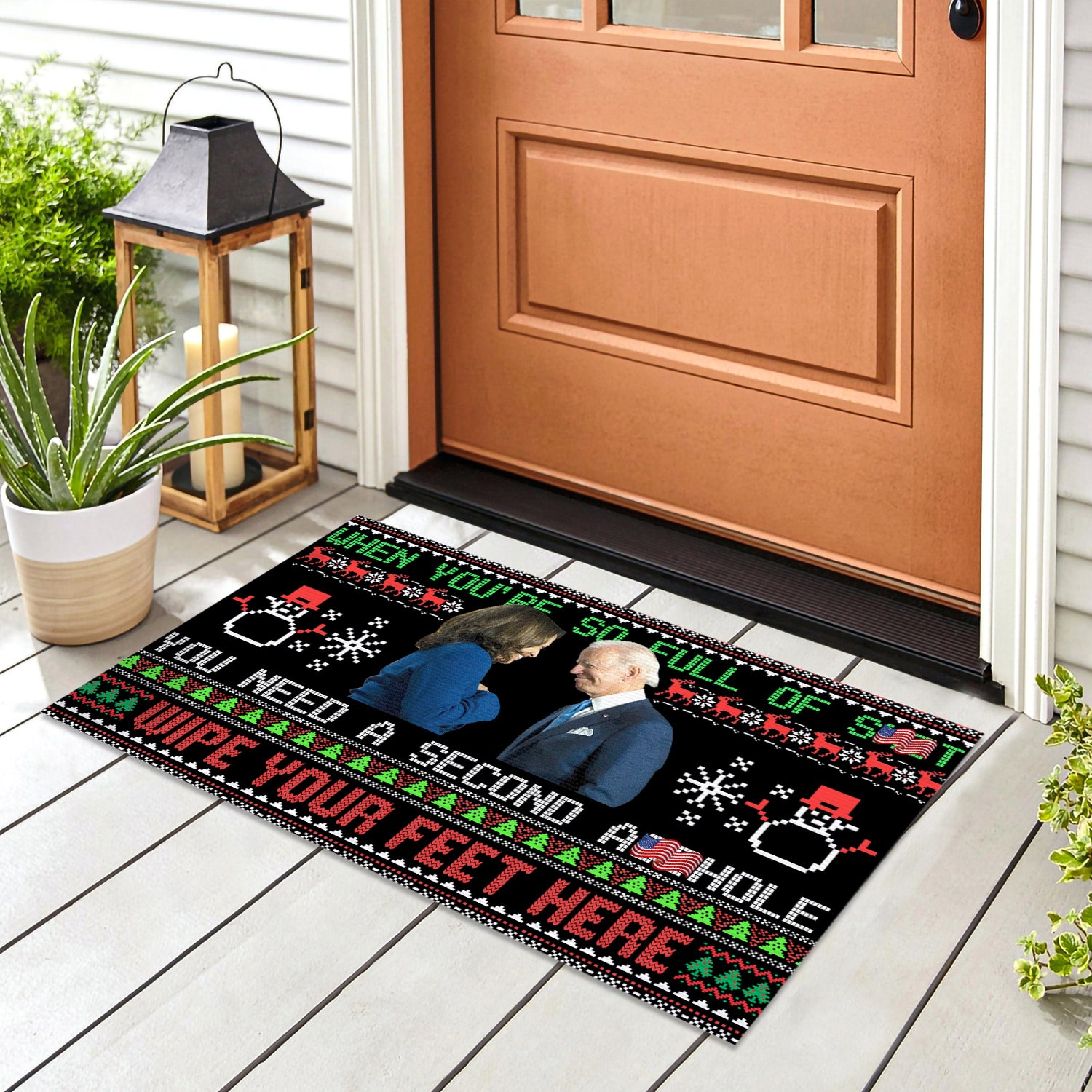 7Th. So Full Of Shit Doormat mockup 8