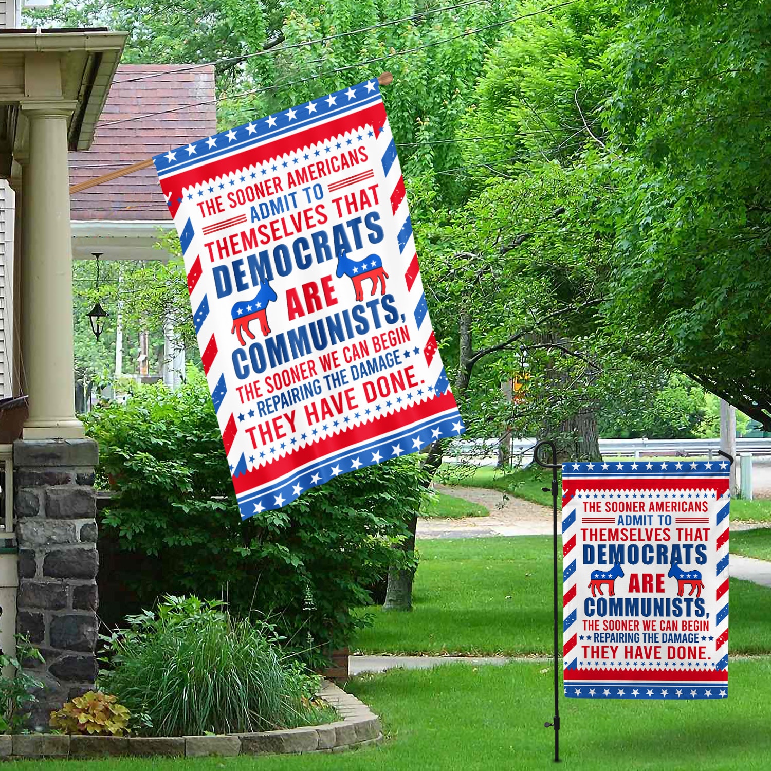 2O. Sooner Americans-30x40 Garden & House Mockup 1