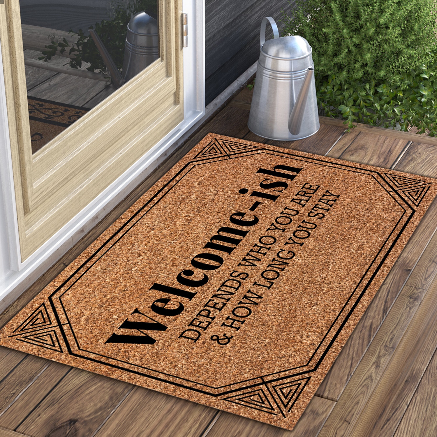 2NH. Welcome-ish (5) Doormat Mockup 3