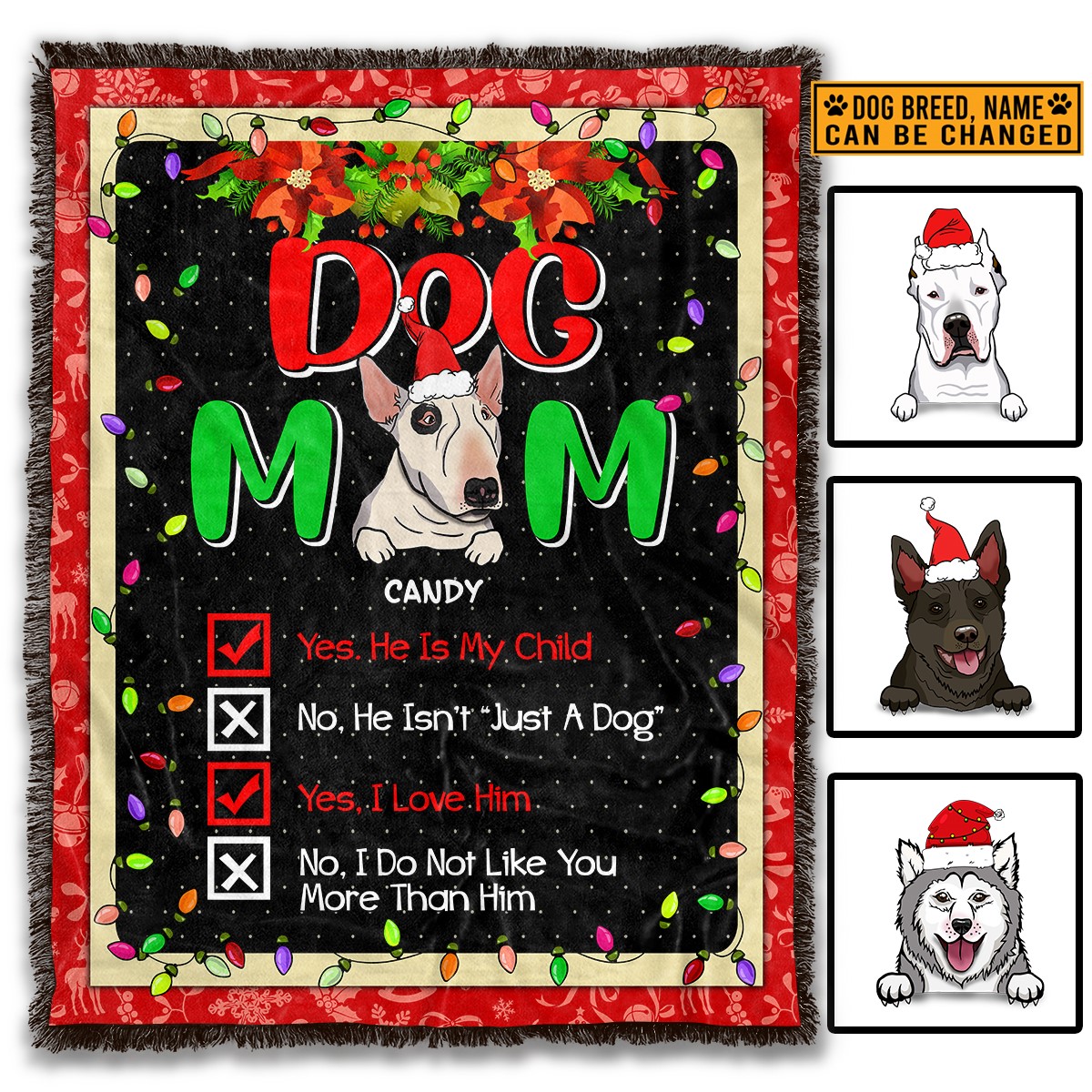 3TM. Dog Mom Christmas-custom 1200