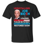 2P. Uninstall Biden (5), Black, Unisex T-Shirt