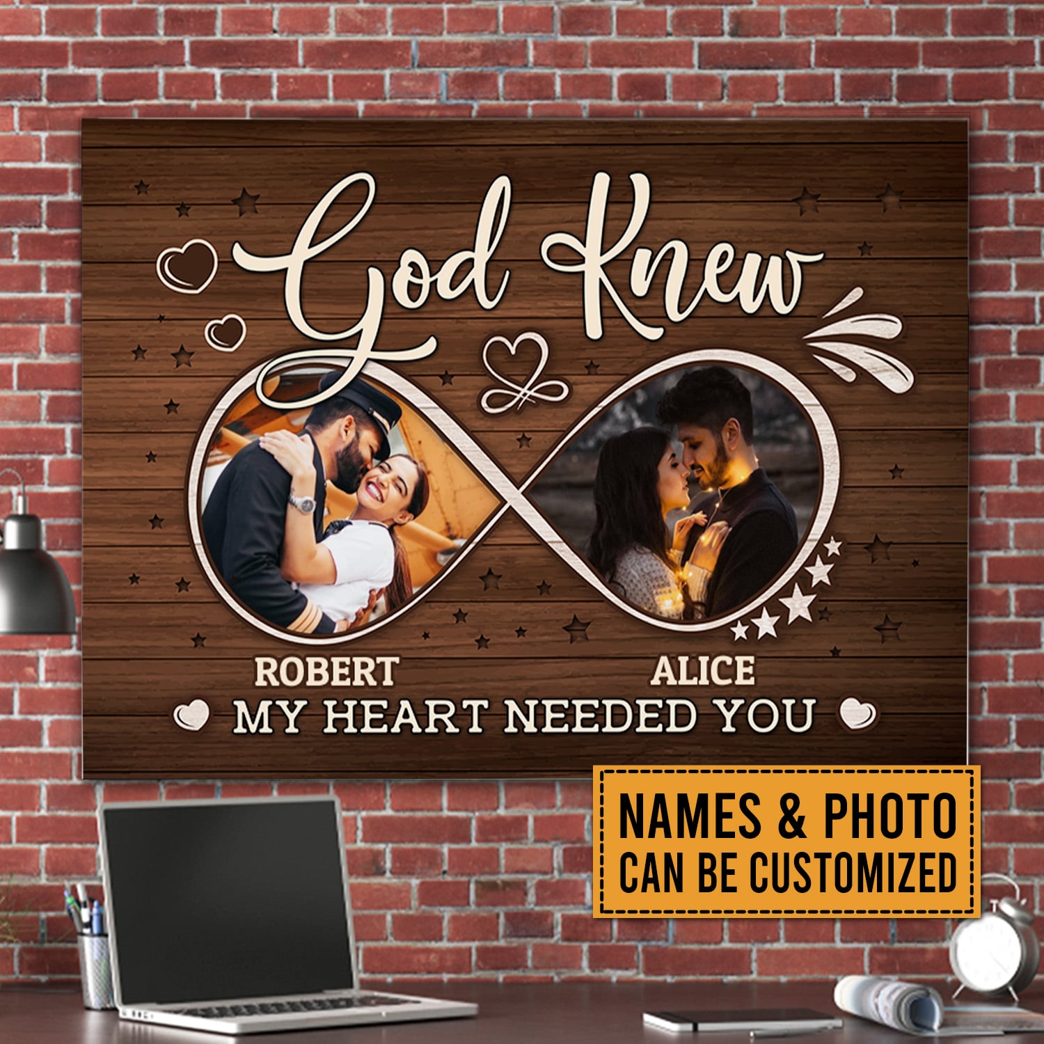 3O. God Knew Canvas Mockup 1