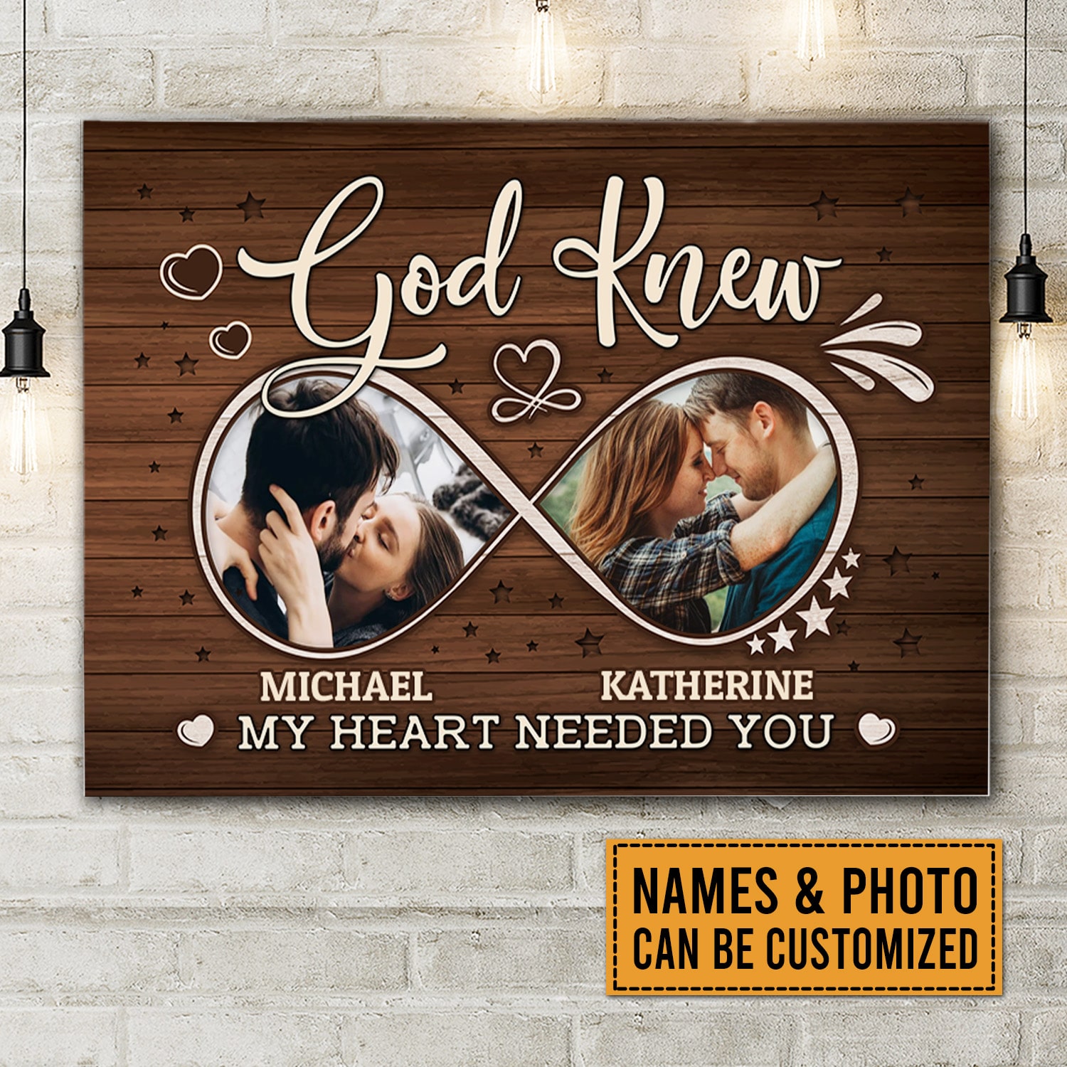 3O. God Knew Canvas Mockup 2