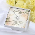 From Dad To My Beautiful Daughter On Your Wedding Day The Walk Down Love Knot Necklace From Dad To My Beautiful Daughter On Your Wedding Day The Walk Down Love Knot Necklace