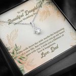 From Dad To My Beautiful Daughter On Your Wedding Day The Walk Down Alluring Beauty Necklace