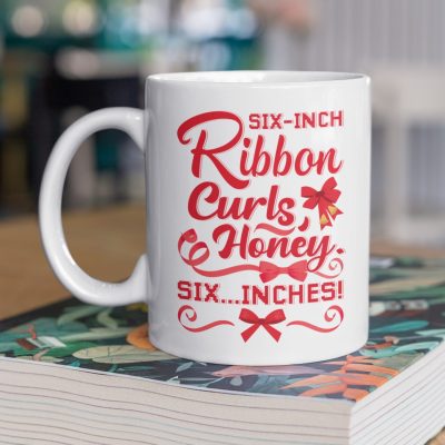 Alternative view of Six Inch Ribbon Curls Honey Six Inches Ceramic Coffee Mug - Water Bottle - Beer Stein