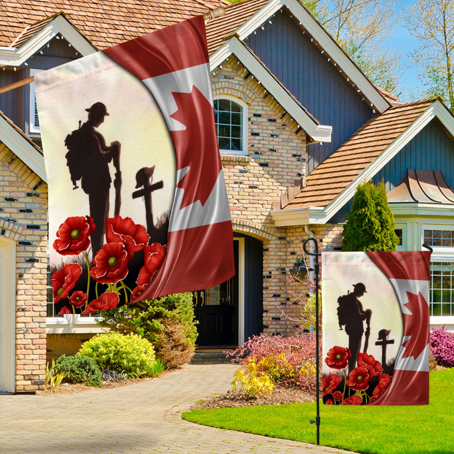 1O. Canada Veteran-30x40 Garden & House Mockup 3