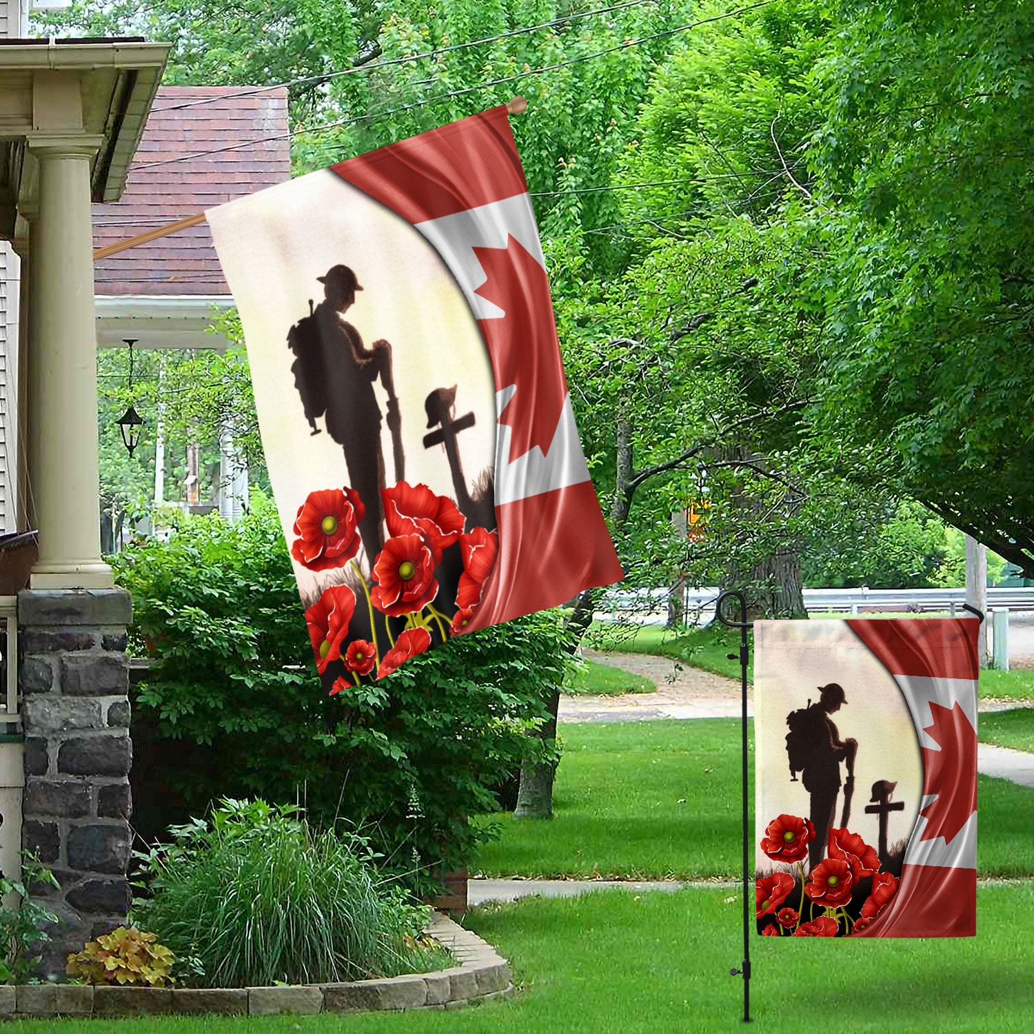 1O. Canada Veteran-30x40 Garden & House Mockup 1