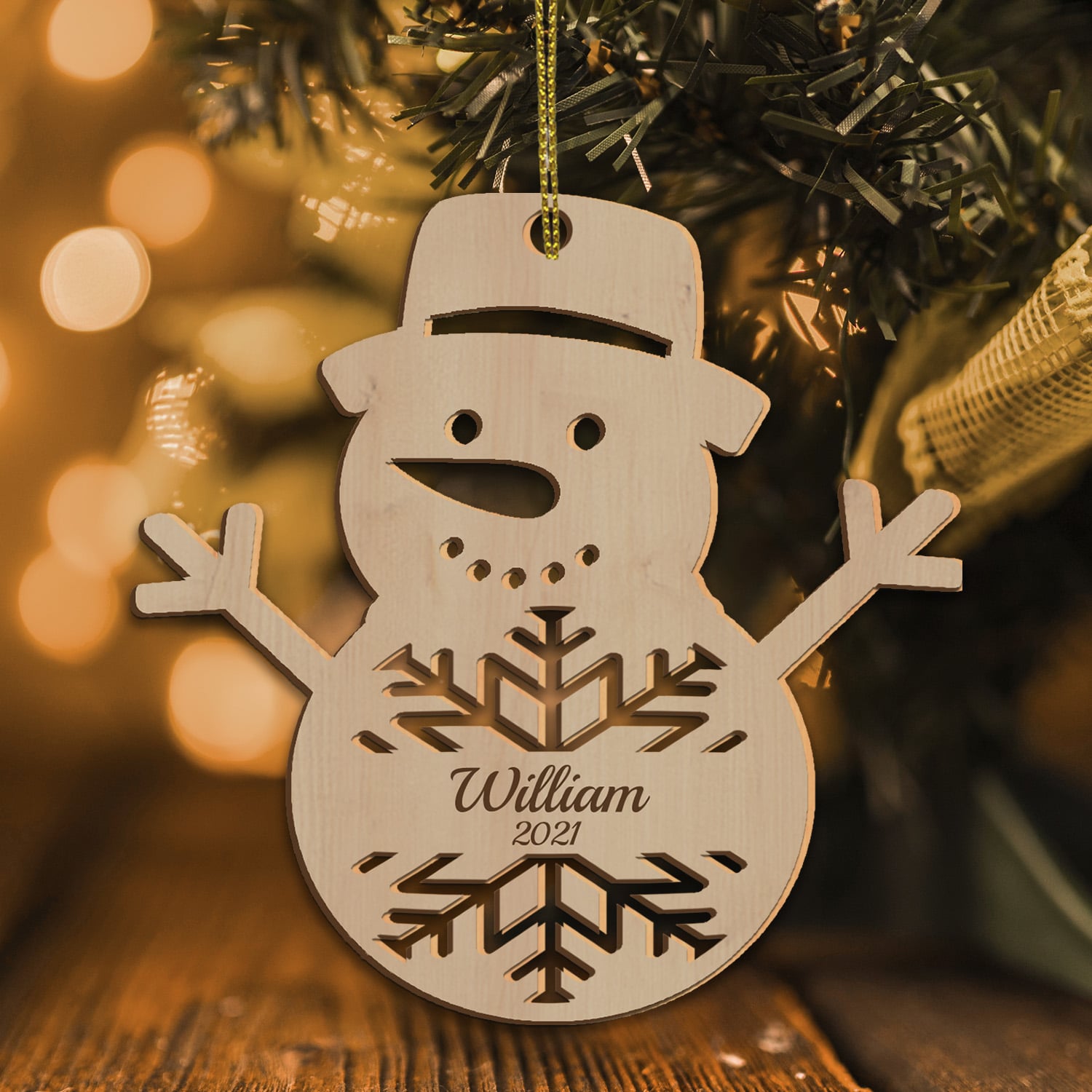 3TM. Snowman Ornament mk1