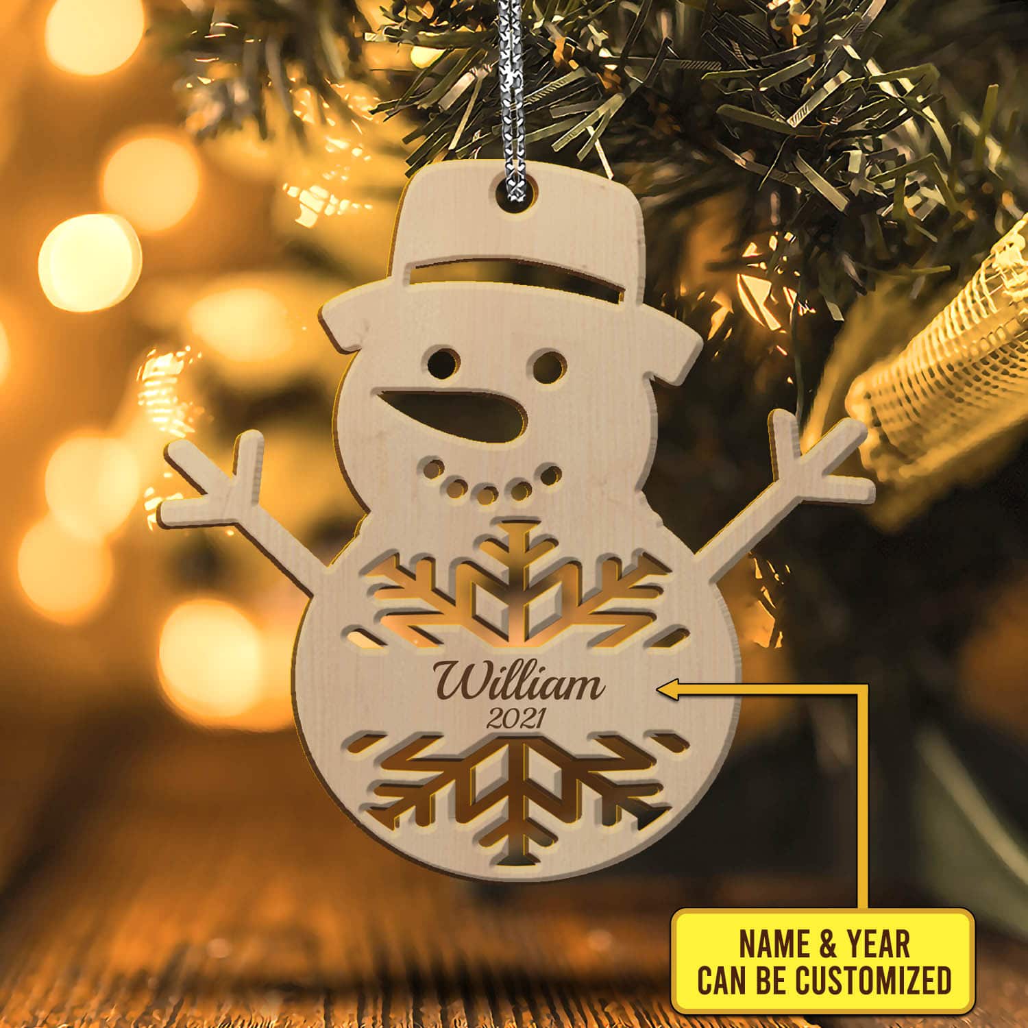 3TM. Snowman Ornamen mk4