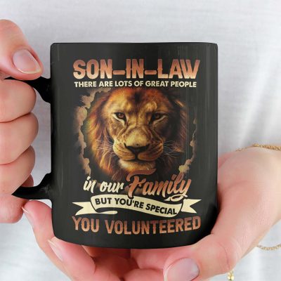 Son In Law There Are Lots Of Great People In Our Family Ceramic Coffee Mug - Water Bottle