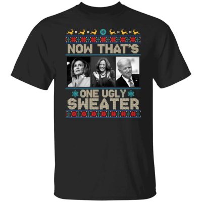1Th UU TIEN. That's One Ugly Sweater (5) tee 1, Black, Unisex T-Shirt