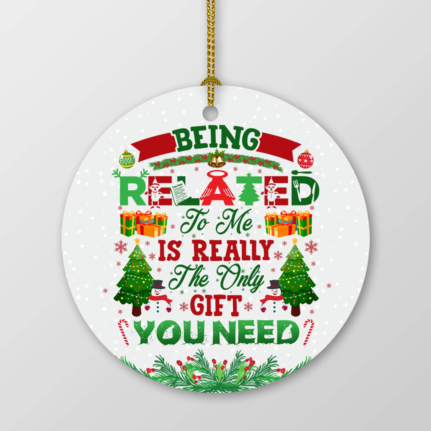 6Th. Being Ralated To Me ornament Mockup 2