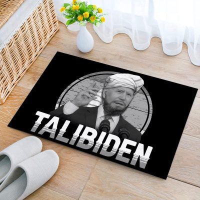 Alternative view of Talibiden Vintage Doormat Funny Anti Joe Biden Afghanistan Sarcastic Political Entrance Indoor Outdoor Decorative Doormat