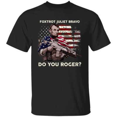 9VT. UU TIEN Abraham Foxtrot Juliet, Black, Unisex T-Shirt