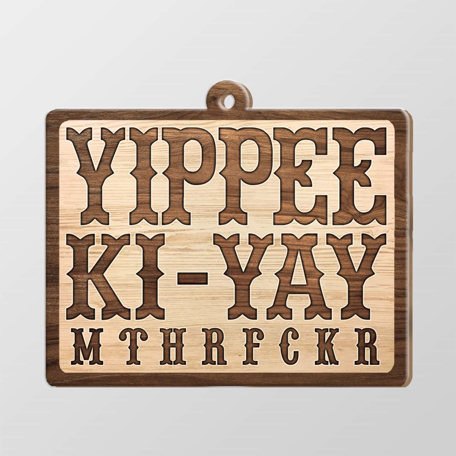 7 HG UU TIEN. Yippee Ki Yay Mock Up Simple