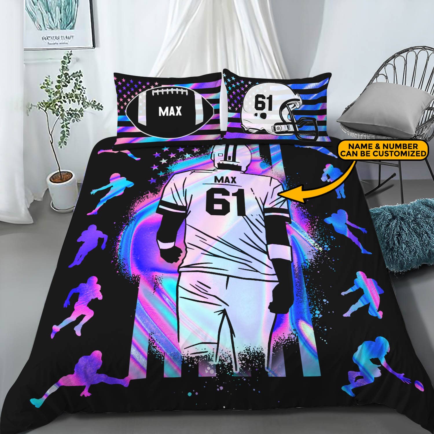 6VT. Football Bedding Set mk3
