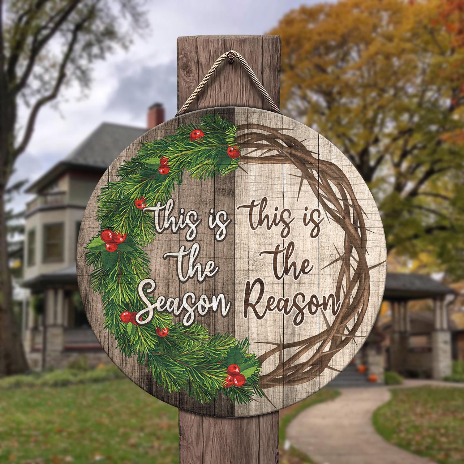 5Th. This Is Season Reason (5) Door Sign Mockup 3