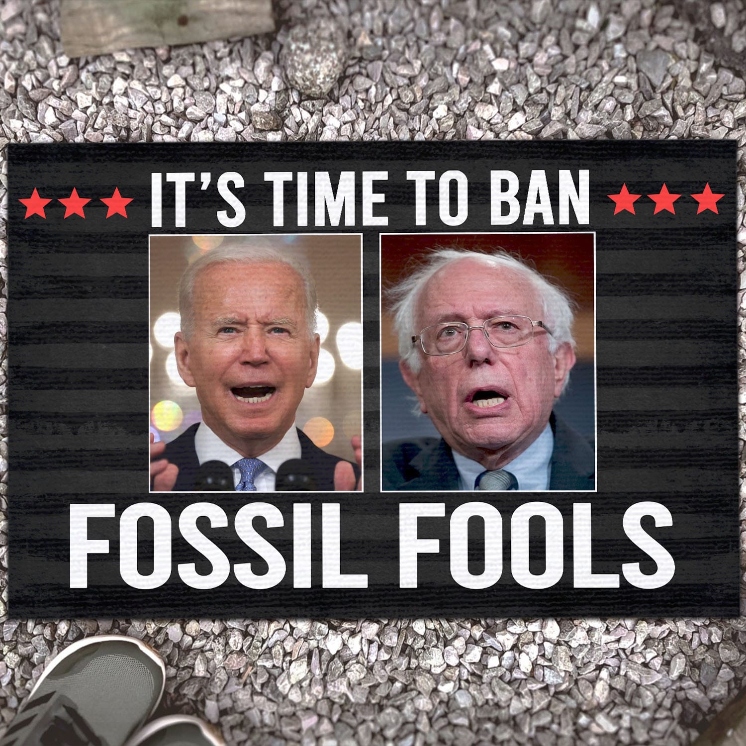 8VT. UU TIEN It's Time To Ban Biden Bernie doormat Doormat Mockup 13