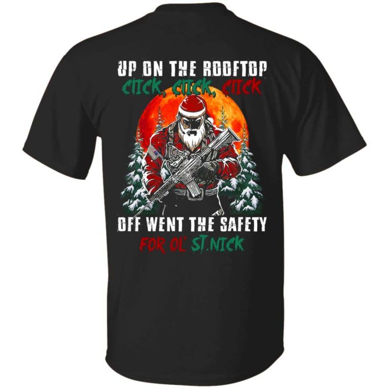 5VT. Up On The Rooftop, Black, Unisex T-Shirt